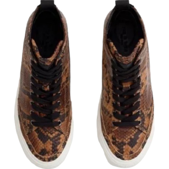 rag & bone Shoes - *NWOB* Rag & Bone High Top Snake Printed Leather Sneakers - Sz 38 (8)